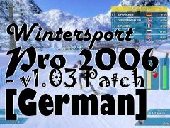 Box art for Wintersport Pro 2006 - v1.03 Patch [German]