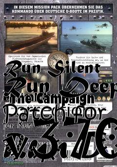 Box art for Run Silent Run Deep - The Campaign Patch for v370