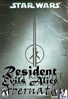 Box art for Resident Evils Alice Abernathy