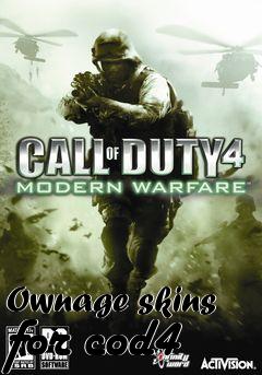 Box art for Ownage skins for cod4