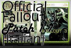 Box art for Official Fallout 3 Patch 1.7 (Italian)