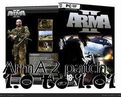 Box art for ArmA 2 patch 1.0 to 1.01