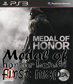 Box art for Medal of horror beta01 first map