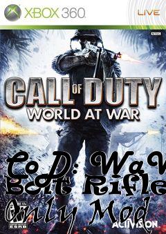 Box art for CoD: WaW Bolt Rifles Only Mod