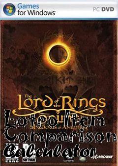 Box art for Lotro Item Comparison Calculator