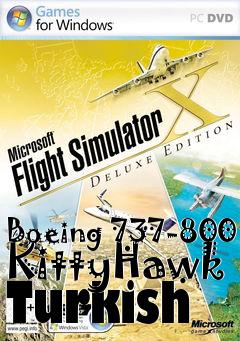 Box art for Boeing 737-800 KittyHawk Turkish