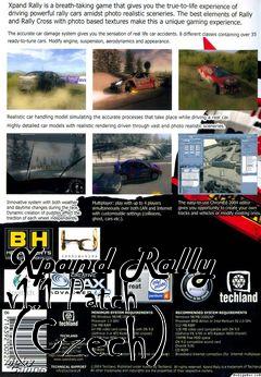 Box art for Xpand Rally v1.1 Patch (Czech)