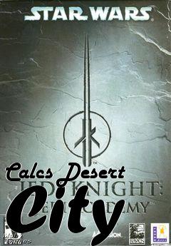 Box art for Calcs Desert City