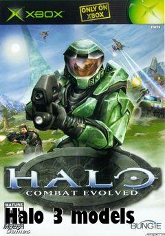 Box art for Halo 3 models