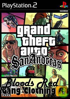 Box art for Bloods Red Gang Clothing