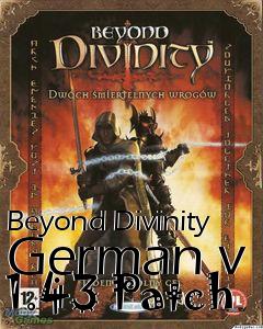 Box art for Beyond Divinity German v 1.43 Patch