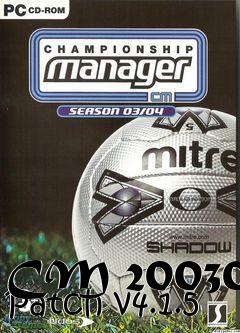 Box art for CM 200304 Patch v4.1.5