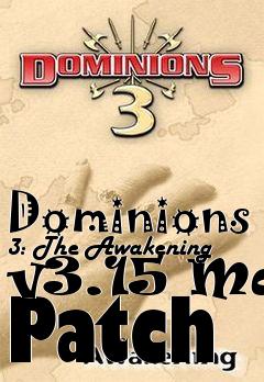 Box art for Dominions 3: The Awakening v3.15 Mac Patch