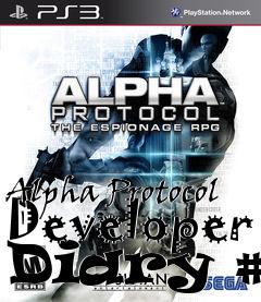 Box art for Alpha Protocol Developer Diary #2