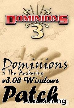 Box art for Dominions 3 The Awakening v3.08 Windows Patch
