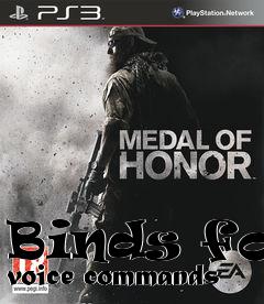 Box art for Binds for voice commands