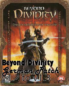 Box art for Beyond Divinity German Patch v1.2 to v1.3