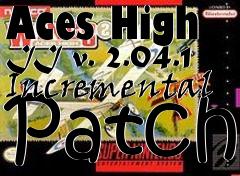 Box art for Aces High II v. 2.04.1 Incremental Patch