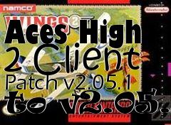 Box art for Aces High 2 Client Patch v2.05.1 to v2.05.2