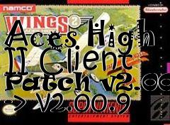 Box art for Aces High II Client Patch v2.00.8 -> v2.00.9