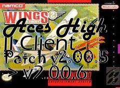 Box art for Aces High II Client Patch v2.00.5 -> v2.00.6