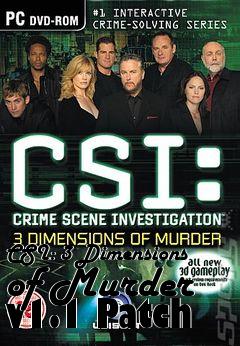 Box art for CSI: 3 Dimensions of Murder v1.1 Patch