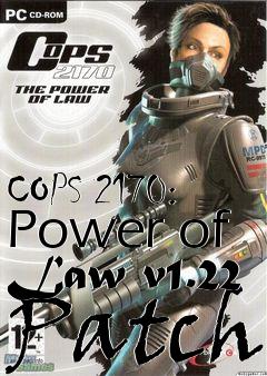 Box art for COPS 2170: Power of Law v1.22 Patch