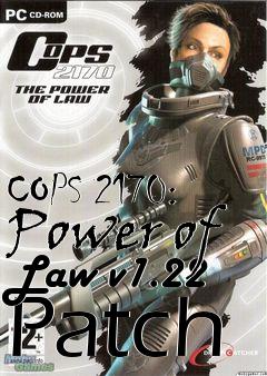 Box art for COPS 2170: Power of Law v1.22 Patch