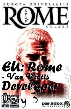 Box art for EU: Rome - Vae Victis Developer Diary 3