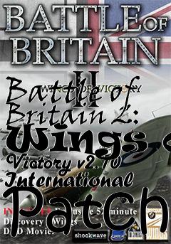 Box art for Battle of Britain 2: Wings of Victory v2.10 International Patch