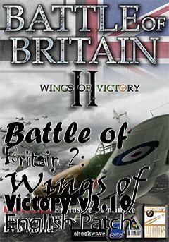 Box art for Battle of Britain 2: Wings of Victory v2.10 English Patch