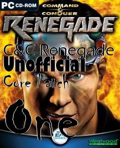 Box art for C&C Renegade Unofficial Core Patch One