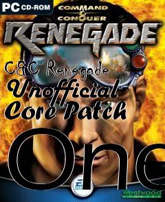 Box art for C&C Renegade Unofficial Core Patch One