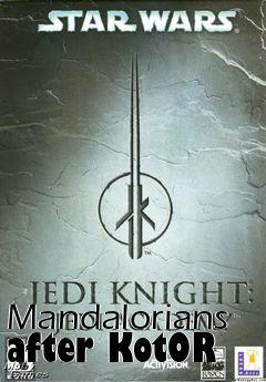 Box art for Mandalorians after KotOR