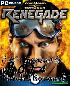 Box art for C&C: Renegade v1.0.1.4 Patch (Korean)