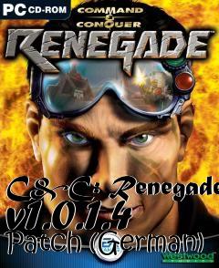 Box art for C&C: Renegade v1.0.1.4 Patch (German)