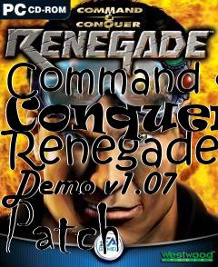 Box art for Command & Conquer: Renegade Demo v1.07 Patch