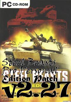 Box art for Steel Beasts Pro Personal Edition Patch v2.273