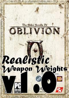 Box art for Realistic Weapon Weights v1.0