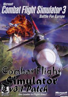 Box art for Combat Flight Simulator 3 v3.1 Patch