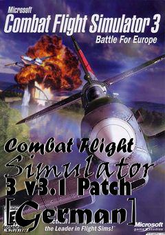 Box art for Combat Flight Simulator 3 v3.1 Patch [German]