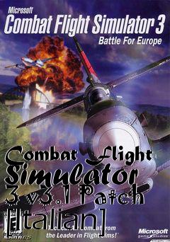 Box art for Combat Flight Simulator 3 v3.1 Patch [Italian]