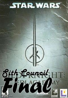 Box art for Sith Council Final