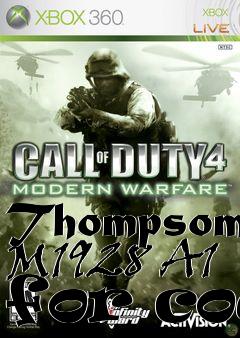 Box art for Thompsom M1928 A1 for cod