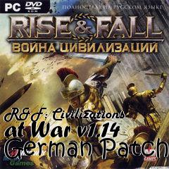 Box art for R&F: Civilizations at War v1.14 German Patch