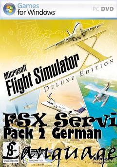 Box art for FSX Service Pack 2 German Language