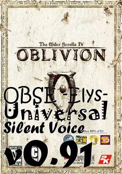 Box art for OBSE -Elys- Universal Silent Voice v0.91