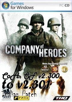 Box art for CoH: OF v2.300 to v2.301 Italian Patch