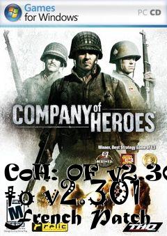 Box art for CoH: OF v2.300 to v2.301 French Patch