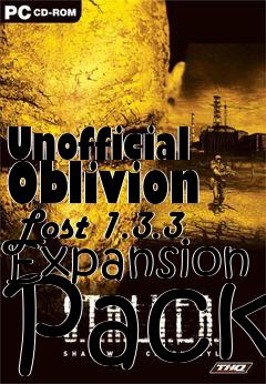 Box art for Unofficial Oblivion Lost 1.3.3 Expansion Pack